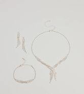 Twist Of Fate Rhinestone Jewelry Set