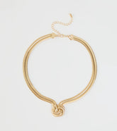 Sleek And Bold Snake Chain Necklace